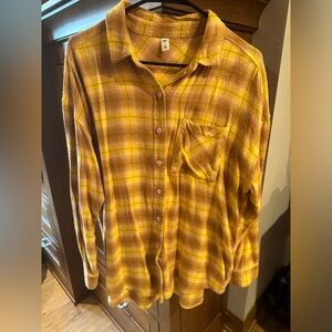 BP yellow flannel